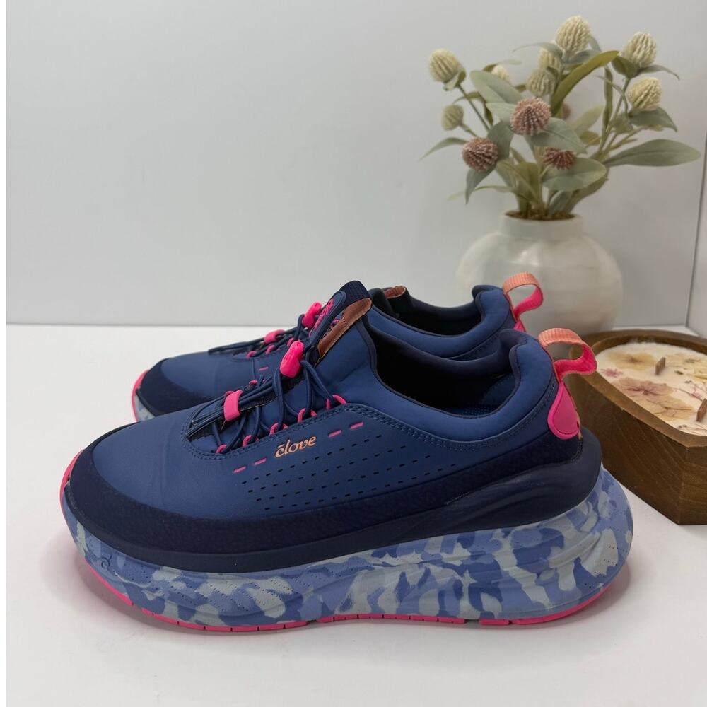 Clove Supercush Forte 2 Nursing Sneaker Medical Sunset Navy Marble Women 7.5